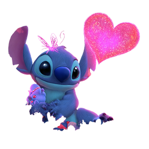 Stitch & Lilo Vinyl Car Decal Sticker – Waterproof & UV-Resistant 3.4133333333333336"