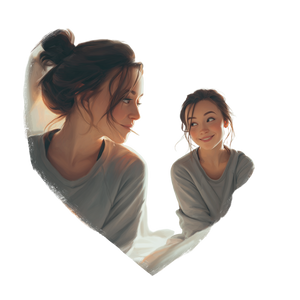 Heartfelt Connection V2 Vinyl Car Decal Sticker – Waterproof & UV-Resistant 3.4133333333333336"