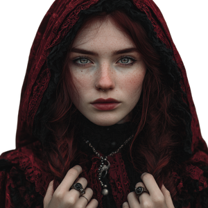Mysterious Wicca Woman Vinyl Car Decal Sticker – Waterproof & UV-Resistant 6.826666666666667"