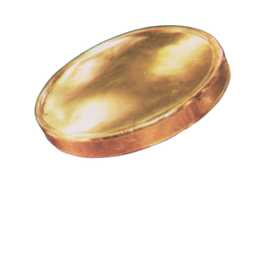 Floating Gold Coin Vinyl Car Decal Sticker – Waterproof & UV-Resistant 6.826666666666667"