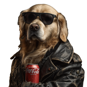 Stylish Golden Retriever V4 Vinyl Car Decal Sticker – Waterproof & UV-Resistant 3.4133333333333336"