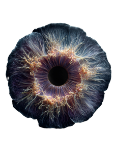 Bioluminescent Artificial Iris V2 Vinyl Car Decal Sticker – Waterproof & UV-Resistant 8.213333333333333"
