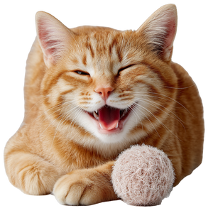 Smiling Orange Cat V3 Vinyl Car Decal Sticker – Waterproof & UV-Resistant 3.4133333333333336"