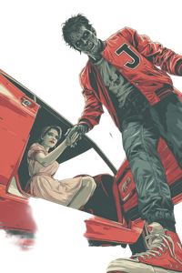 Zombie Chivalry Graphic Vinyl Car Decal Sticker – Waterproof & UV-Resistant 8.96"
