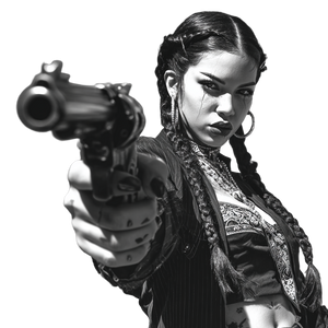 Chicano Style Girl V3 Vinyl Car Decal Sticker – Waterproof & UV-Resistant 3.4133333333333336" Chicano Style Girl V3 Vinyl Car Decal Sticker – Waterproof & UV-Resistant 3.4133333333333336"