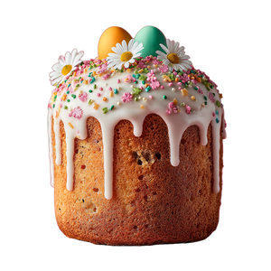 Easter Kulich Vinyl Car Decal Sticker – Waterproof & UV-Resistant 6.826666666666667"