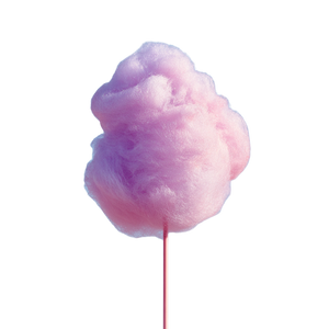 Purple Cotton Candy Vinyl Car Decal Sticker – Waterproof & UV-Resistant 3.4133333333333336"