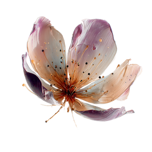 Abstract Flower V2 Vinyl Car Decal Sticker – Waterproof & UV-Resistant 3.4133333333333336"