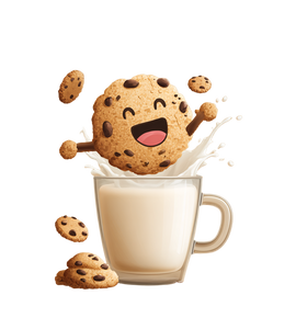 Jumping Cookie Character Vinyl Car Decal Sticker – Waterproof & UV-Resistant 3.7866666666666666"
