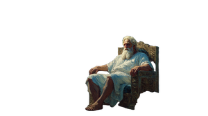 Zeus On Throne V18 Vinyl Car Decal Sticker – Waterproof & UV-Resistant 5.4