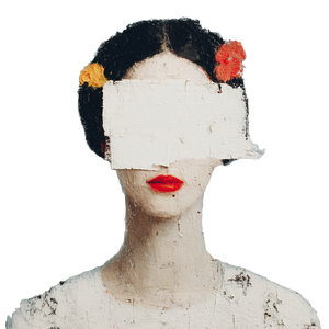Faceless Frida Kahlo Vinyl Car Decal Sticker – Waterproof & UV-Resistant 6.826666666666667"