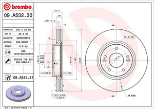 Upgrade Your Brake System with Brembo Vented Brake Rotor | Fits 2011-2015 Hyundai Sonata, Kia Optima Upgrade Your Brake System with Brembo Vented Brake Rotor | Fits 2011-2015 Hyundai Sonata, Kia Optima