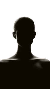 Human Silhouette Portrait Vinyl Car Decal Sticker – Waterproof & UV-Resistant 9.706666666666667"