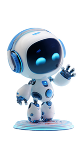 Q-Version Robot Vinyl Car Decal Sticker – Waterproof & UV-Resistant 4.8533333333333335"