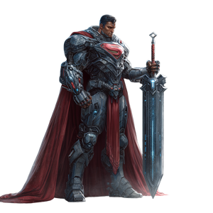 Armored Superman Vinyl Car Decal Sticker – Waterproof & UV-Resistant 3.4133333333333336"