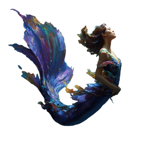 Mystical Mermaid Backfloat Vinyl Car Decal Sticker – Waterproof & UV-Resistant 3.4133333333333336"