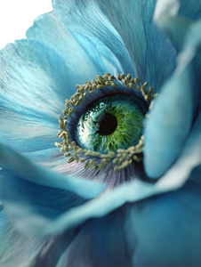 Surreal Eye Flower V2 Vinyl Car Decal Sticker – Waterproof & UV-Resistant 8.213333333333333"