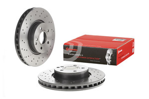 Upgrade Your Mercedes-Benz | Brembo Brake Rotor | Vented Cross Drilled | Premium High Carbon Cast Iron Upgrade Your Mercedes-Benz | Brembo Brake Rotor | Vented Cross Drilled | Premium High Carbon Cast Iron
