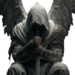 Arch Angel Sword Vinyl Car Decal Sticker – Waterproof & UV-Resistant 3.4133333333333336"