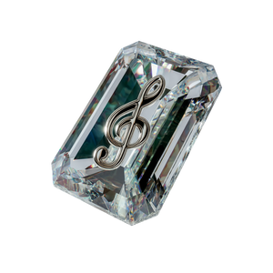 Musical Gemstone Vinyl Car Decal Sticker – Waterproof & UV-Resistant 6.826666666666667"