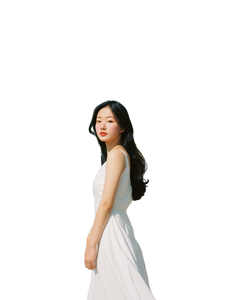 Korean Woman Summer V2 Vinyl Car Decal Sticker – Waterproof & UV-Resistant 4.1066666666666665"