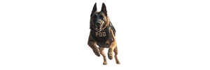 Heroic Police Dog Vinyl Car Decal Sticker – Waterproof & UV-Resistant 4.266666666666667"