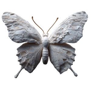 Realistic Butterfly Sculpture Vinyl Car Decal Sticker – Waterproof & UV-Resistant 3.4133333333333336"