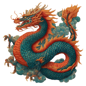 Chinese Dragon V21 Vinyl Car Decal Sticker – Waterproof & UV-Resistant 6.826666666666667"