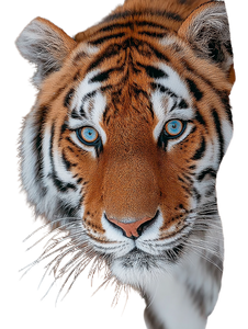 Tiger Wildlife Encounters Vinyl Car Decal Sticker – Waterproof & UV-Resistant 8.213333333333333"