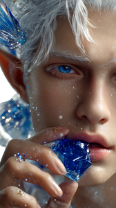 Ethereal Male Fairy Vinyl Car Decal Sticker – Waterproof & UV-Resistant 9.706666666666667"