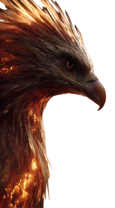Fiery Phoenix V6 Vinyl Car Decal Sticker – Waterproof & UV-Resistant 4.906666666666666"