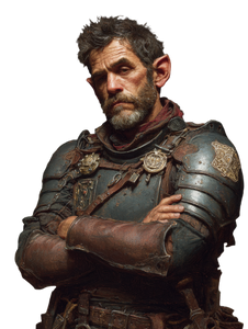 Half-Elf Captain Vinyl Car Decal Sticker – Waterproof & UV-Resistant 4.1066666666666665"