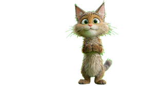 Mischievous Pixar Cat Vinyl Car Decal Sticker – Waterproof & UV-Resistant 5.4