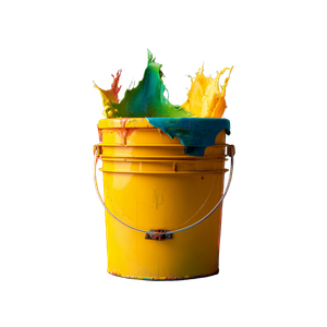 Paint Bucket Vinyl Car Decal Sticker – Waterproof & UV-Resistant 3.4133333333333336"