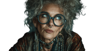 Quirky Professional Headshot Vinyl Car Decal Sticker – Waterproof & UV-Resistant 2.72"