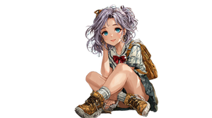 Anime Girl Spring V8 Vinyl Car Decal Sticker – Waterproof & UV-Resistant 5.4