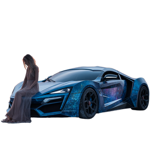 Fantasy Sportscar Girl Vinyl Car Decal Sticker – Waterproof & UV-Resistant 6.826666666666667" Fantasy Sportscar Girl Vinyl Car Decal Sticker – Waterproof & UV-Resistant 6.826666666666667"