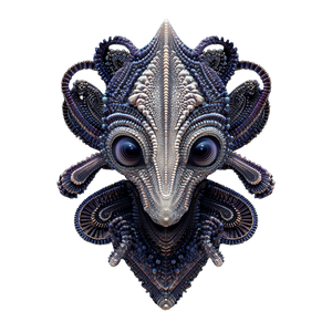 Triangular Alien Vinyl Car Decal Sticker – Waterproof & UV-Resistant 6.826666666666667"