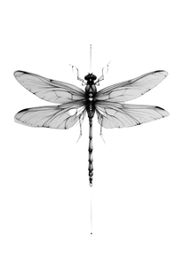 Dragonfly Tattoo Design V2 Vinyl Car Decal Sticker – Waterproof & UV-Resistant 4.426666666666667"