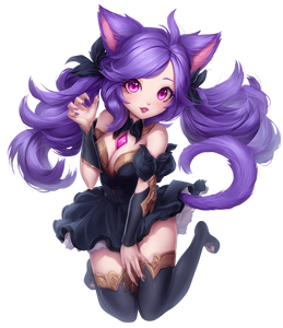 Cute Cat Girl V13 Vinyl Car Decal Sticker – Waterproof & UV-Resistant 3.946666666666666