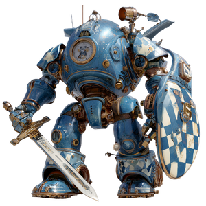 Mechanical Giant Warrior Vinyl Car Decal Sticker – Waterproof & UV-Resistant 3.4133333333333336"