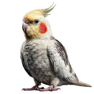 Realistic Cockatiel Photo Vinyl Car Decal Sticker – Waterproof & UV-Resistant 3.4133333333333336"