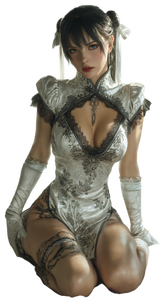 K-Pop Cosplay Girl Vinyl Car Decal Sticker – Waterproof & UV-Resistant 9.706666666666667"