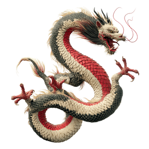 Japanese Traditional Dragon Vinyl Car Decal Sticker – Waterproof & UV-Resistant 3.4133333333333336"