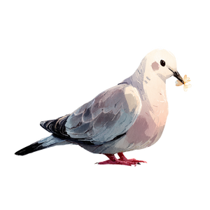 Cute Disney Dove Vinyl Car Decal Sticker – Waterproof & UV-Resistant 3.4133333333333336"