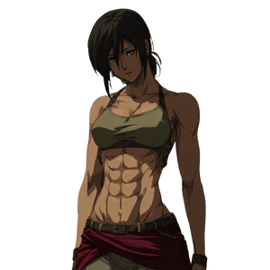 Mikasa Ackerman V6 Vinyl Car Decal Sticker – Waterproof & UV-Resistant 3.4133333333333336"