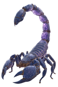 Biomechanical Scorpion Tail Vinyl Car Decal Sticker – Waterproof & UV-Resistant 4.4