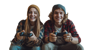 Online Gaming Friends Vinyl Car Decal Sticker – Waterproof & UV-Resistant 2.72"