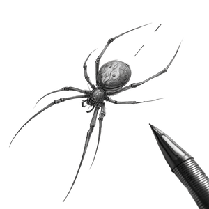 Spider Tattoo Vinyl Car Decal Sticker – Waterproof & UV-Resistant 3.4133333333333336"