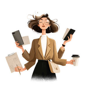 Multitasker Businesswoman Vinyl Car Decal Sticker – Waterproof & UV-Resistant 3.4133333333333336" Multitasker Businesswoman Vinyl Car Decal Sticker – Waterproof & UV-Resistant 3.4133333333333336"
